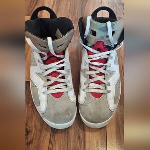 Jordan 6 Air HARES Mens Size 11.5 Poor Condition, No Insoles PLEASE READ